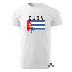 CUBA flaga t-shirt koszulka UNISEX
